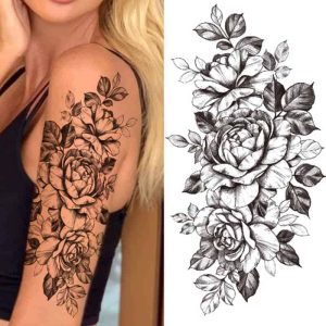 Frauen-Tattoo - Rosen