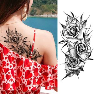 Tattoo-Aufkleber 3 Rosen