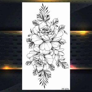 Temporäre Tattoos - wunderschöne Rosen