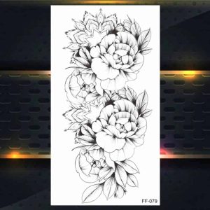 Temporäres Tattoo - Mächtige Rosen