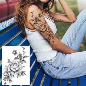 Unechtes Tattoo Rose" ali "Gefälschtes Tattoo Rose